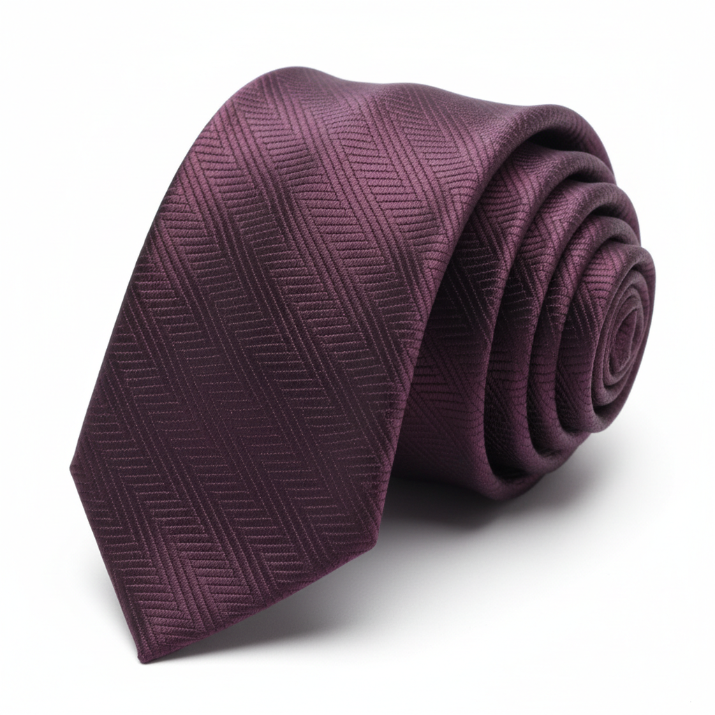 Cravată Blackberry cu structură herringbone